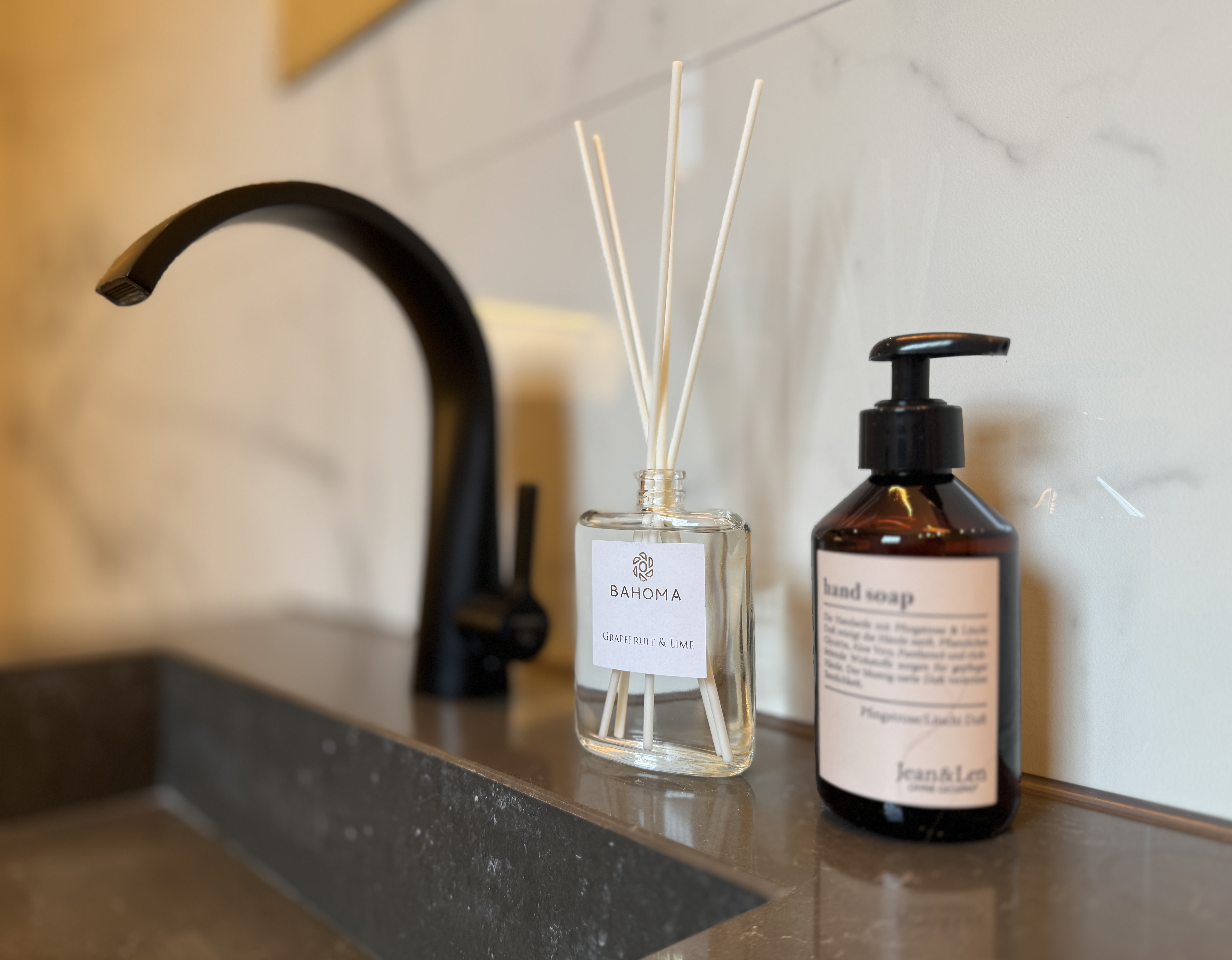 Designer bathroom detail