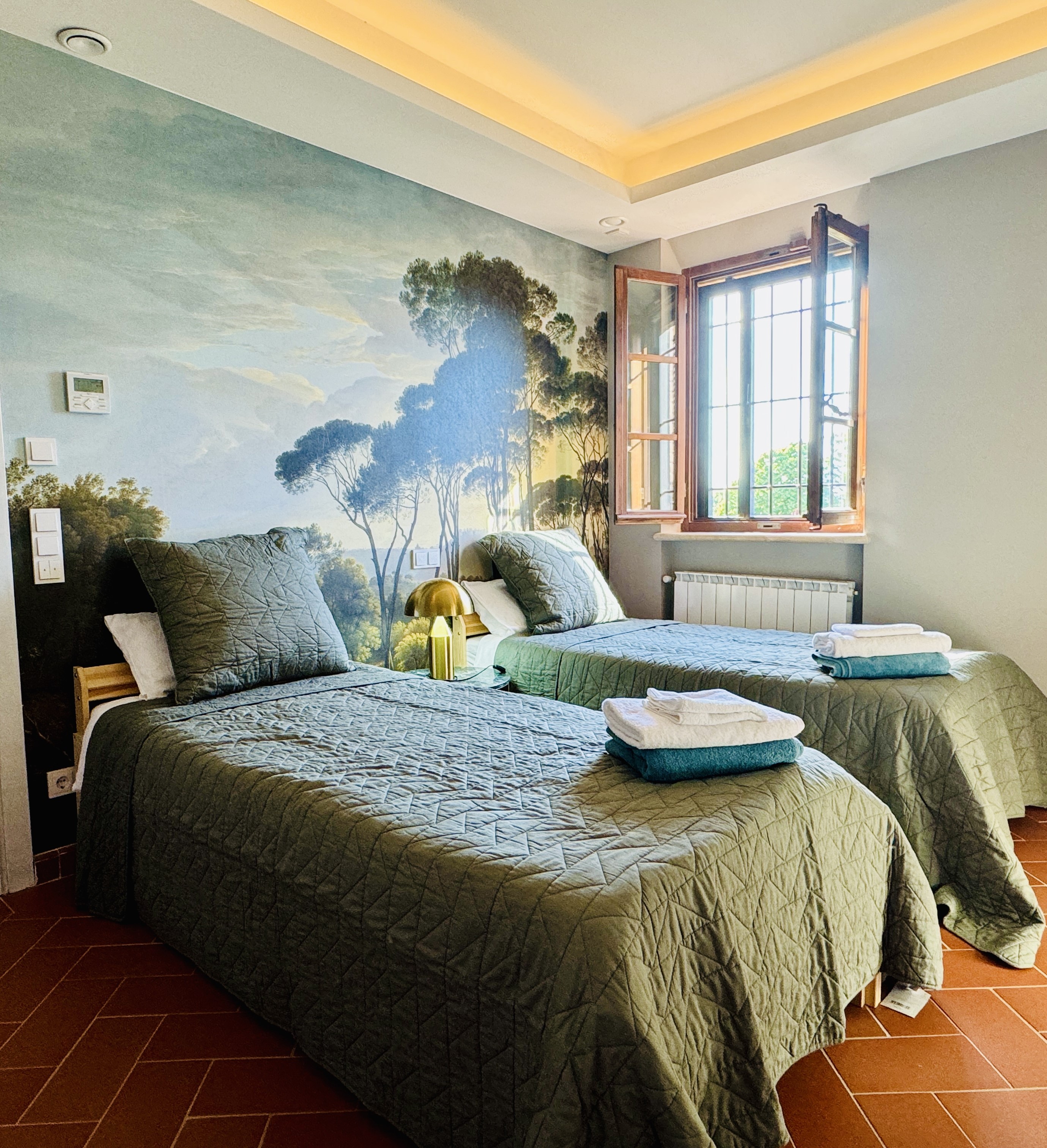 Master Bedroom 3 with vineyard view