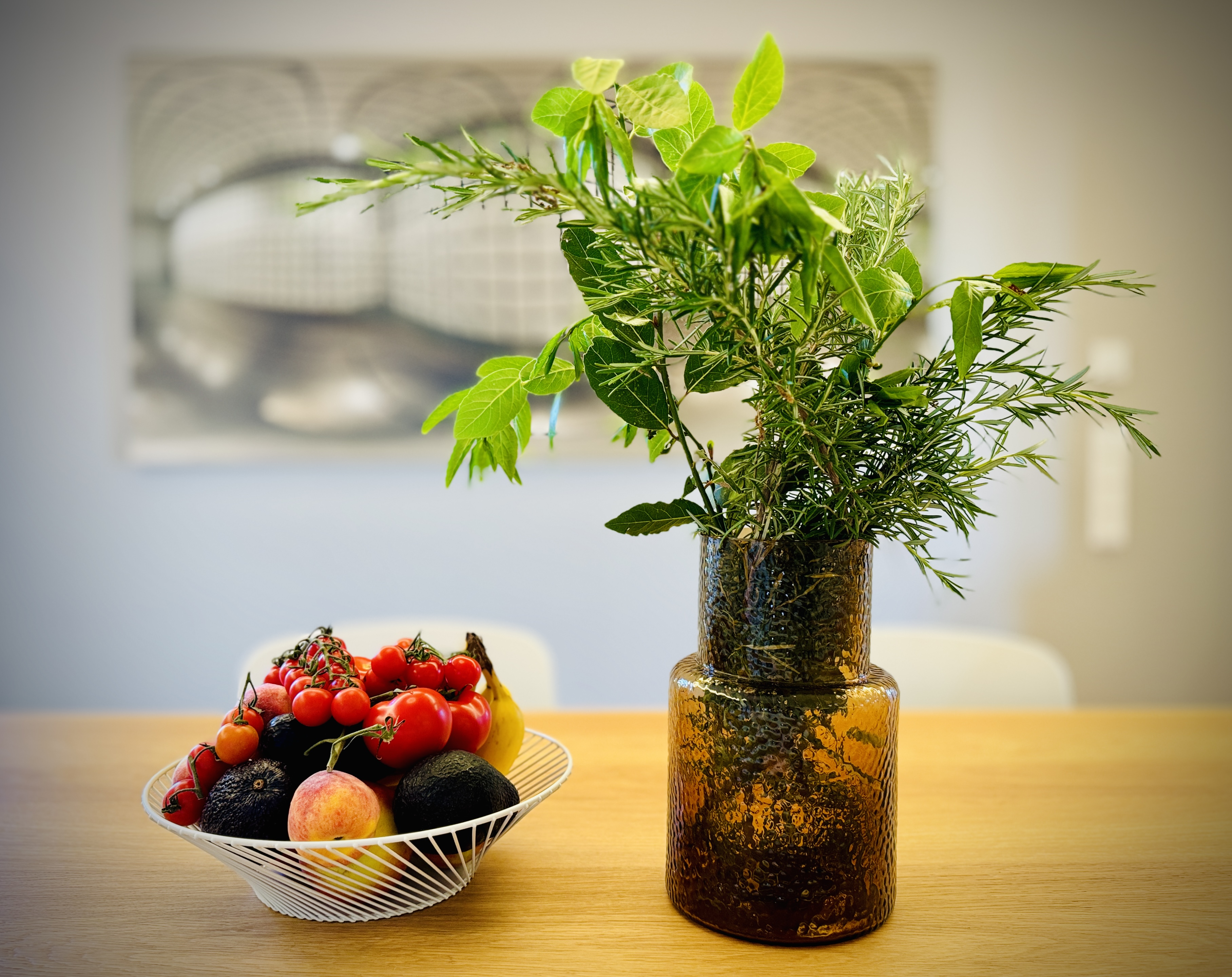 Kitchen detail with Italian ceramics